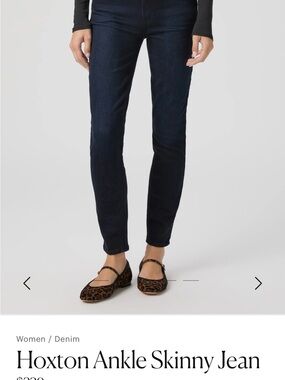 PAIGE Hoxton Ankle Skinny Jean - Dark Indigo